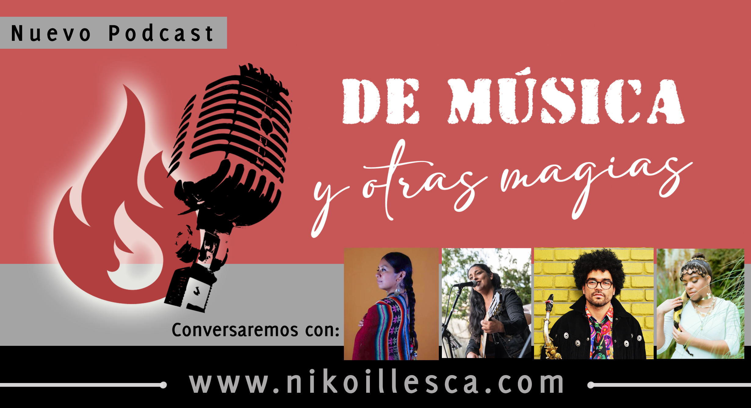 «De Música y otras Magias», un podcast que fusiona la música con temáticas sociales.
